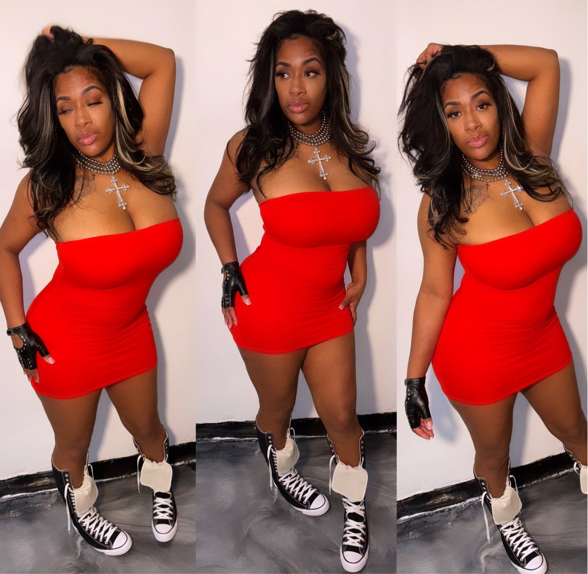 “ Malibu “ Tube Dress ( Red)